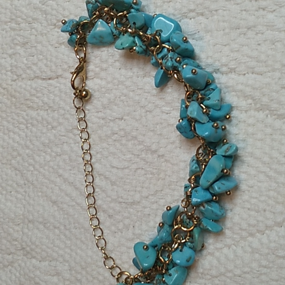Turquoise bracelet gorgeous and one of a kind. - Picture 2 of 3